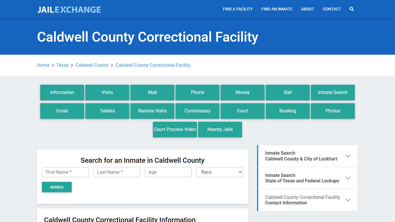 Caldwell County Correctional Facility - Jail Exchange